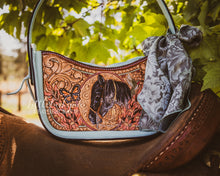 Load image into Gallery viewer, Bridle Horse Crescent Bag
