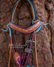 Load image into Gallery viewer, Pansy Headstall

