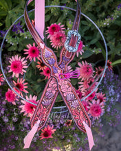 Load image into Gallery viewer, Indian Paintbrush Headstall
