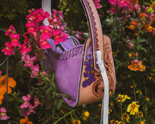 Load image into Gallery viewer, Crescent Bag - Lupine Love
