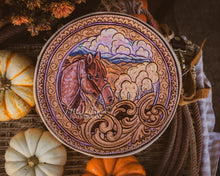 Load image into Gallery viewer, Bridle Horse Round Purse
